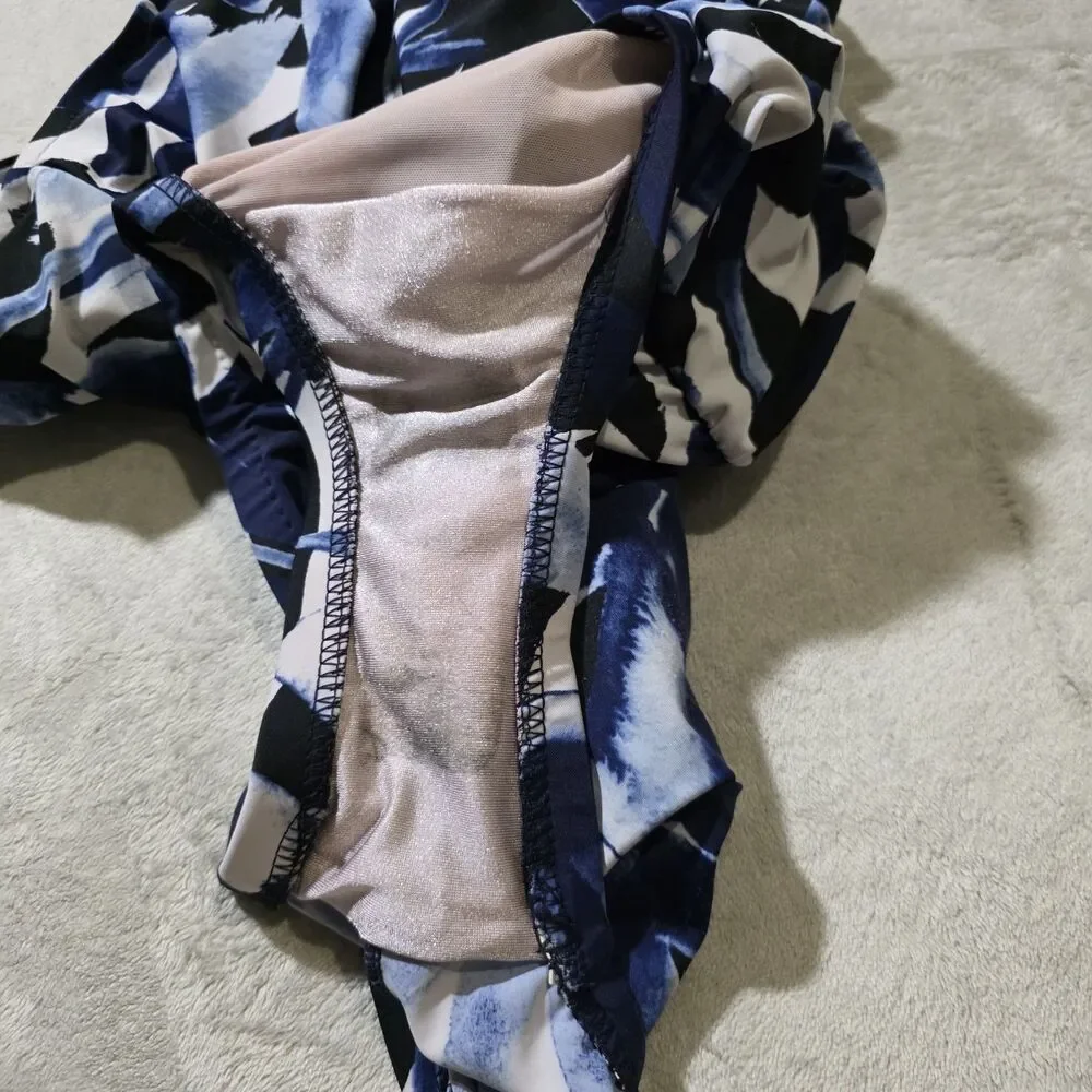 Rose Marie Reid One Piece  Bathing Suit Blue Sz XXL